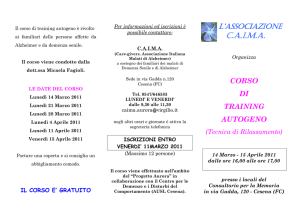 corso di training autogeno gratuito