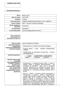 CURRICULUM VITAE - Spedali Civili di Brescia