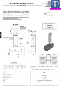 trasduttore pneumo-elettrico