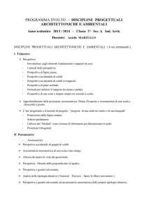 programma svolto - discipline progettuali architettoniche e ambientali