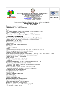 pacchetto lavoro estivo inglese 2cl 2015-16