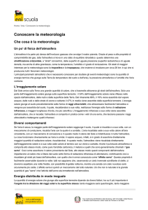 "Che cos`è la meteorologia" in pdf