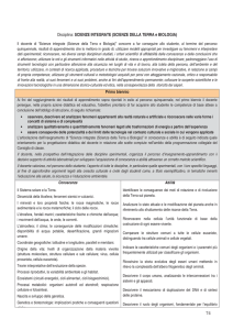 SCIENZE DELLA TERRA e BIOLOGIA