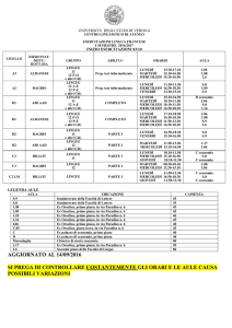 Francese - Cla - Università degli Studi di Verona