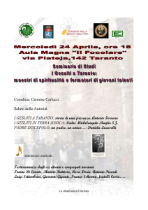 i gesuiti a taranto - Comitato per la qualità della vita