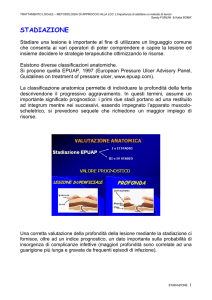 stadiazione - LESIONI CUTANEE CRONICHE