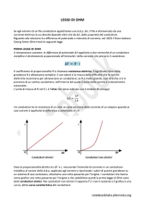 Leggi di Ohm - Notebook Italia