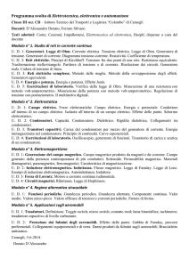 Programma svolto - Home page for Donato D`Alessandro