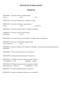 Altri esercizi