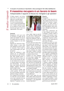 Il medico risponde - Santo Stefano Riabilitazione