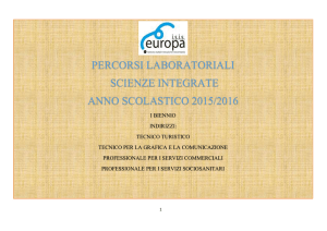 percorsi laboratoriali scienze integrate