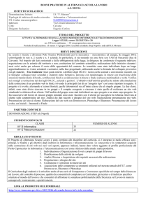 BUONE PRATICHE IN ALTERNANZA SCUOLA LAVORO A.S. 2015