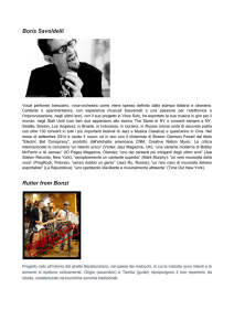 presentazione musicisti