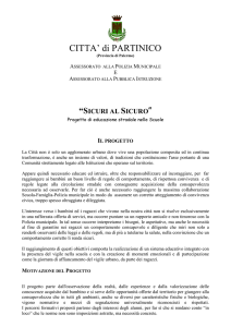 Educazione stradale nelle scuole - PROGETTO