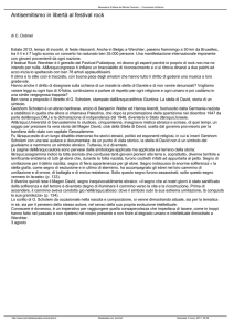 Antisemitismo in libertà al festival rock