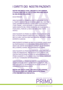 Manifesto diritti dei pazienti