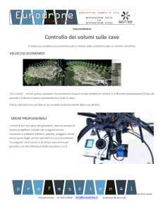 Controllo dei volumi sulle cave