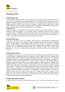 Energia dal mare