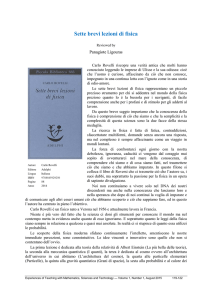 Sette brevi lezioni di fisica