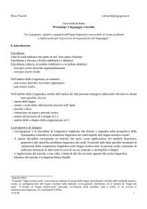 La Logogenia: qualità e quantit