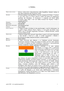 l`india - Quaderno a quadretti
