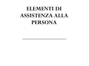 elementi di assistenza alla persona
