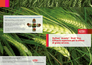 Acanto® nel catalogo fungicidi per i cereali