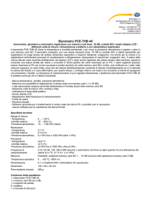 Datasheet Barometro PCE-THB 40
