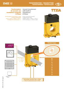 Trasformatore di corrente con trasduttore integrato Ø 35mm Current