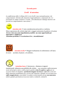 Seconda parte Livelli di autostima