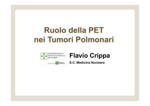 tumori polmonari ruolo della PET [modalità compatibilità]