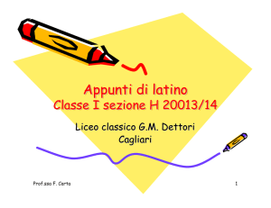 Latino 5 - Liceo Classico Dettori