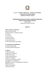 Diritto ed Economia politica - ISIS “Carducci