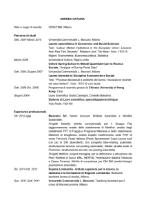 ANDREA CATANIA Data e luogo di nascita