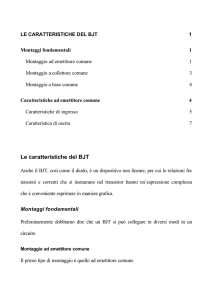 La caratteristica del BJT