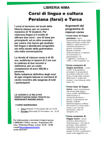 corsi di lingua e cultura persiano-turco _2_ 2013