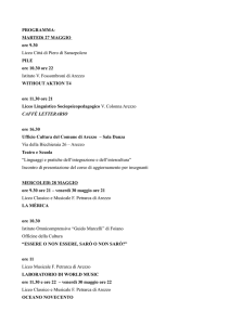 MARTEDì 27 MAGGIO ore 9.30 Liceo Città di Piero di Sansepolcro