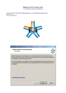 Rimuovere WGA senza crack - Comune di Campagnano di Roma