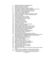 1 1) Scopi della Patologia Generale e della Fisiopatologia 2