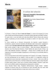 Il colore del silenzio