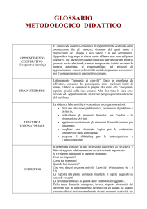 glossario metodologico didattico