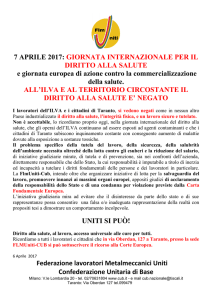 7 APRILE 2017: GIORNATA INTERNAZIONALE PER IL DIRITTO