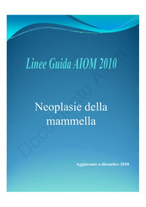 Neoplasie della mammella