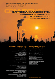 impresa e ambiente - Università degli Studi del Molise