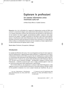 Esplorare le professioni