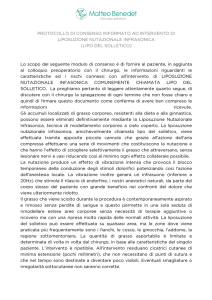 Consenso informato - Dr. Matteo Benedet