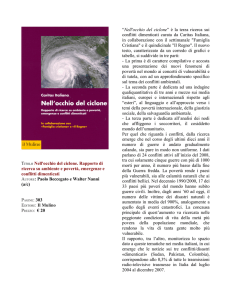 Nell`occhio del ciclone. Rapporto di ricerca su