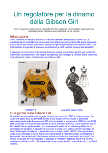 Un regolatore per la dinamo della Gibson Girl