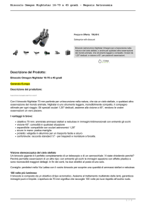 Binocolo Omegon Nightstar 16-70 a 45 gradi