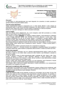 Consenso all`esecuzione della colonscopia